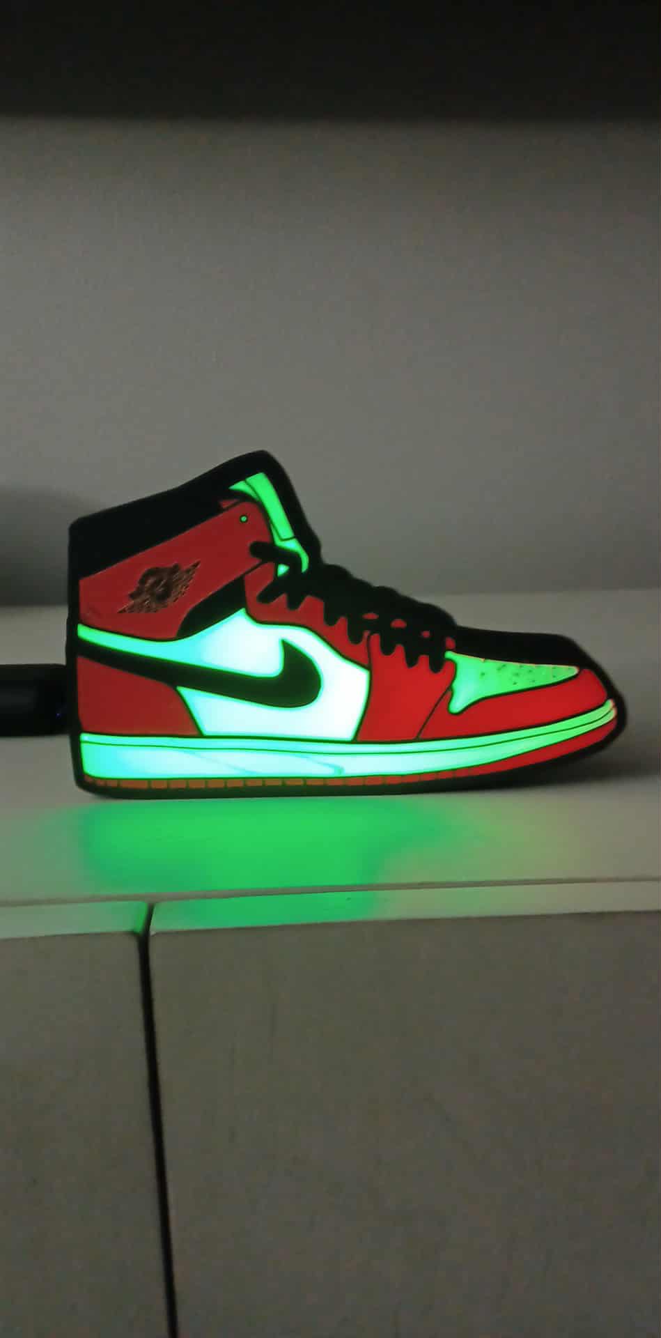 Jordan Shoe LED light box – custom 3D printed – Lit Layer Creations